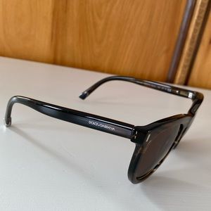 DOLCE & GABBANA DG 4281 2925/73 Round Havana Brown Sunglasses